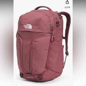 The North Face Surge Womens Backpack in Wild Ginger